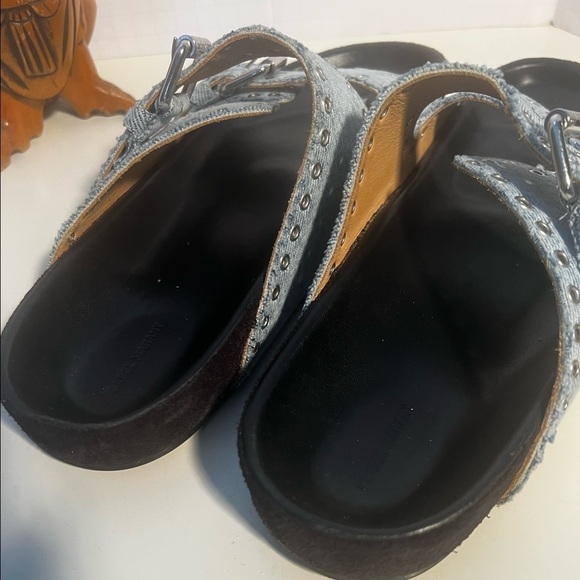 Isabel Marant denim Lennyo Sandals - Picture 10 of 12